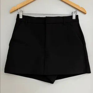 MOVING SALE Zara Black Mini Skort thumbnail 5