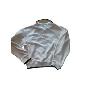 English Factory cream pullover sweater with a seriously cute preppy twist. thumbnail 7