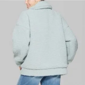 Wild Fable Sherpa Teddy Zip Up Jacket thumbnail 2