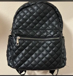 Claire’s Quilted Faux Leather Bag pack Chic and Trendy thumbnail 2