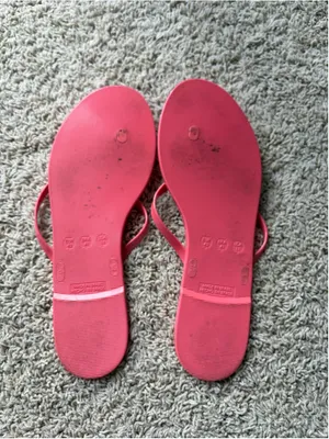 Kate Spade New York Jaylee Jelly Sandals 11 Pink Floral Thong Flip Flops thumbnail 3