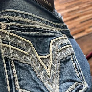 Vigoss Blue Boot Cut Jeans Classic Style thumbnail 2