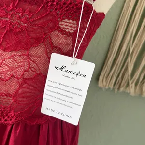Red lace babydoll mini dress thumbnail 3