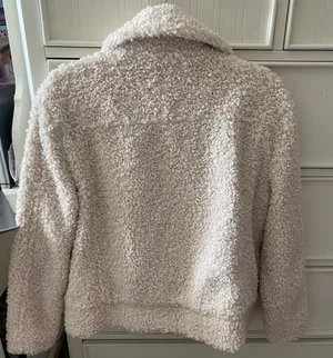 She + Sky Cream Teddy Coat thumbnail 3