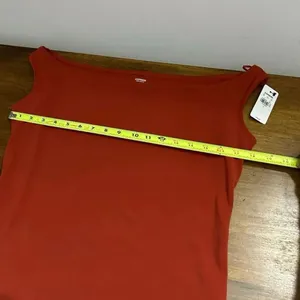 NWT Express Brick color boat neck Thong bodysuit body contour high compression s thumbnail 4