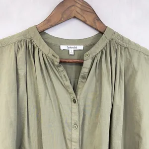 Splendid Sleeveless Top Women Small High Low Flowy Minimal Granola‎ Girl Earthy thumbnail 3