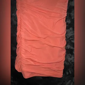 Oh Polly Viola Cut Out Cowl Neck Mini Dress in Rose Size 4 thumbnail 7