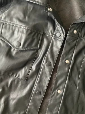Wild Fable Black Leather Jacket thumbnail 4
