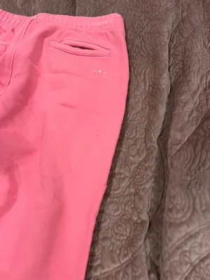 Adidas Coral Pink Fleece Sweatpants Set thumbnail 5