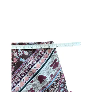 Women's Burgundy Tube Top With Fringes thumbnail 5