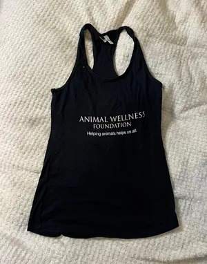 Medium Animal Wellness Foundation Black Razor Tank Top thumbnail 1