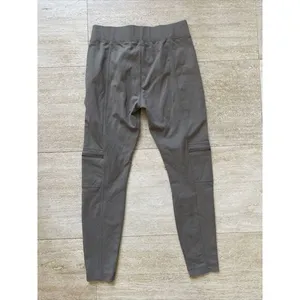 Soft Surroundings Pull On Leggings Womens PS‎ Zip Pockets On Leg Stretch Green thumbnail 5