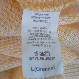 Mission Sheer Knitted Top Size Large Yellow thumbnail 7