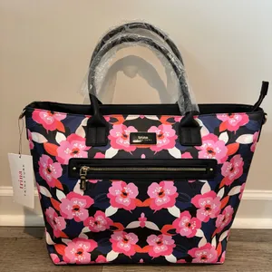 Trina Turk Floral Tote bag Large NWT thumbnail 1