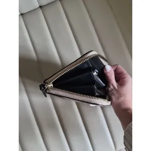 Kate Spade Two-Tone Zip Wallet in Cream and Black thumbnail 9