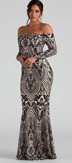 Windsor Off The Shoulder Dress thumbnail 1