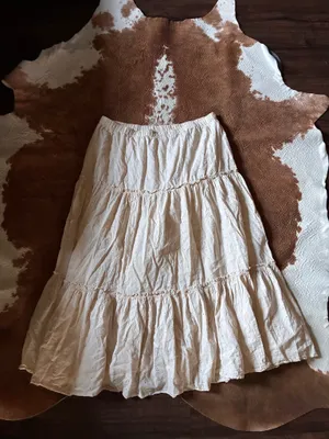 Vintage beige Classic Elements midi skirt size large  thumbnail 2