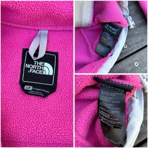 Hot Pink The North Face Fleece Denali Fleece Jacket Zip Up Jacket thumbnail 7