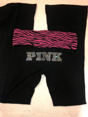 PINK Victoria's Secret Flare Leggings thumbnail 1