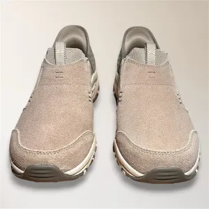 Skechers Slip Ins Hillcrest‎ Sunapee Trail Taupe Suede Shoes Women's 8 Hiking thumbnail 7