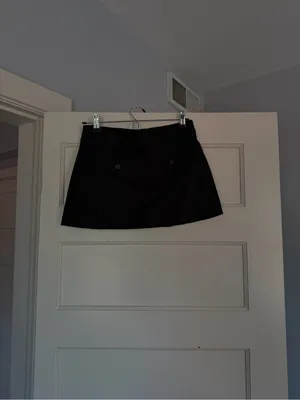 Aritzia Sunday Best Rider Skirt in Black thumbnail 3