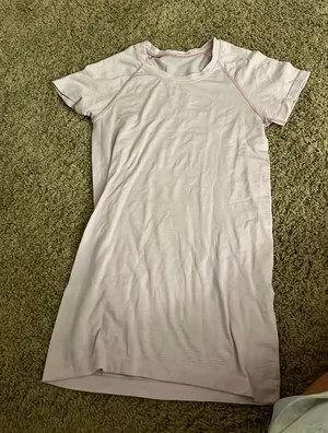 Light Pink Lululemon Swiftly Tech Short Sleeve thumbnail 1