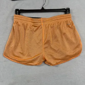 NWT Nike S Mesh Training Running Shorts Orange Athletic Gym Running Workout thumbnail 3