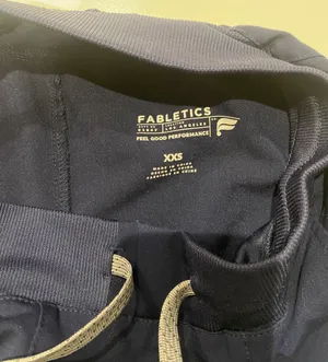 Fabletics Navy Blue Jogger Scrub Pants thumbnail 3