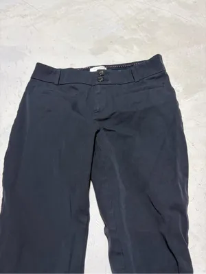 Anthropologie essential slim Women’s Black Straight-Leg pants 4P thumbnail 2