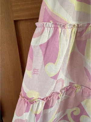Hill House Home The Ellie Nap Dress in Pink Candy Kaleidoscope Women’s size XS thumbnail 5