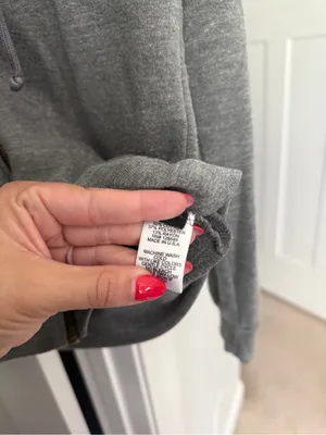 Aviator Nation Bolt Gray Zip-Up Hoodie Lightning Heather thumbnail 5