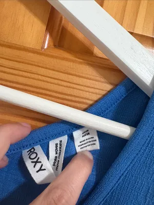Roxy Size Small Blue Open-Back Tank Top thumbnail 2