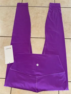 Lululemon Align High Rise 28” Moonlit Magenta Size 8 NWT thumbnail 1
