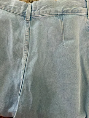 Zara Wide Leg Light Wash Croo Pant Jeans Size 4 thumbnail 8
