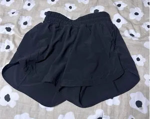 Lululemon hotty hot black shorts thumbnail 1