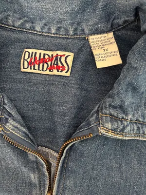 Bill Blass Vintage Denim Full Zip Shacket Shirt Women’s Size 2X thumbnail 4