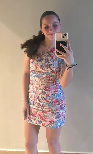 Beginning Boutique Alyse Pink Chiffon Mini Dress thumbnail 4