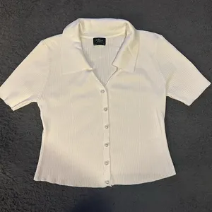 Milk & Honey Knitwear Sweater Top with Pearl Faux Buttons, Size Large thumbnail 1