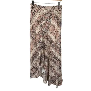 Womens Size 6 ALLSAINTS Raya Arietta Animal Print Ruffled Midi Maxi Skirt thumbnail 9