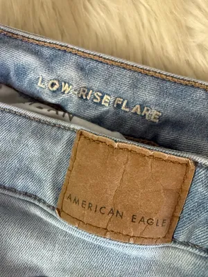 American Eagle Next Level Stretch Low Rise Flare Jeans Size 6 Regular thumbnail 4