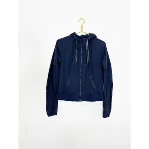 Lululemon Street To Studio Jacket Size 6 Navy Lightweight Hoodie Zip Up thumbnail 4