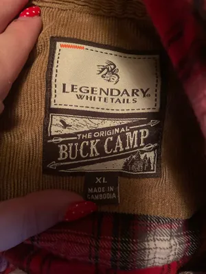 Red Men’s Flannel Legendary White Tails thumbnail 2