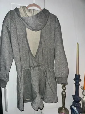 NWT FP Movement Such A Flirt Romper in Heather Grey $98 Retail thumbnail 8