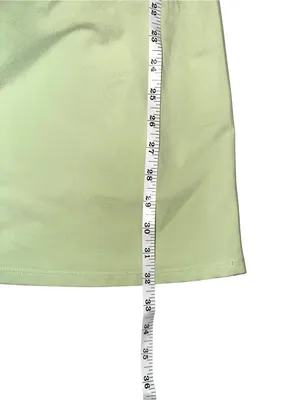 Abercrombie and Fitch Travelers One Shoulder Green Mini Dress with Shorts SMALL thumbnail 9