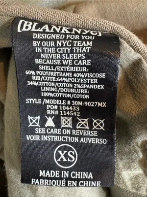 NWT BlankNYC Mixed Media Draped Moto Jacket Olive Green Size XS thumbnail 9