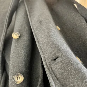 Lapel neck Double Breasted belted PeaCoat overcoat Women small academia lagen thumbnail 7