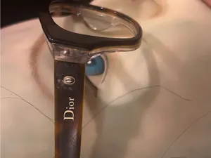 Christian Dior Brown Tortoise Frame No lens frame only thumbnail 6