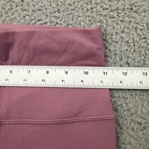 Lululemon Align Leggings High Rise Ribbed Velvet Dust Athletic Women's 4 x 25 thumbnail 7
