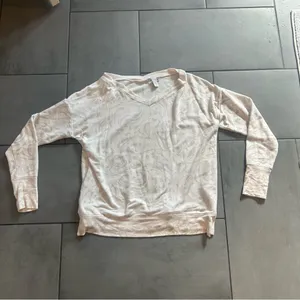 Athleta Comfort Luxe Dye-Pattern V-Neck Sweater thumbnail 2