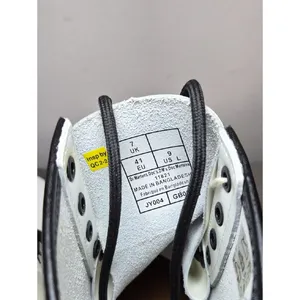 Dr. Martens White Lace-Up Women's Combat Boots with Black Laces thumbnail 4